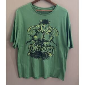 Marvel Avengers The Incredible Hulk Green T-Shirt 2XL